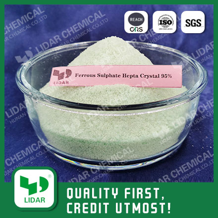 95%  Ferrous Sulphate Hepta Crystal FeSO4·7H2O(Fe: 19.1%)